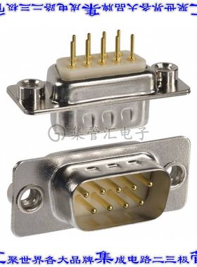 172-E09-113R011 连接器9POS插头公引脚2排D-Sub面板安装通孔