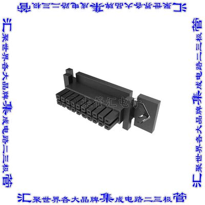 10159684-20GLF 矩形连接器外壳20POS插座2排3mm母形插口黑色面板