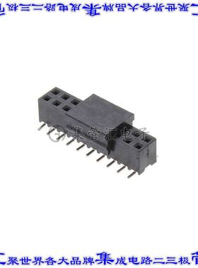 2-2314844-0 针座连接器20POS插座2排2mm母形插口表贴SMD镀金