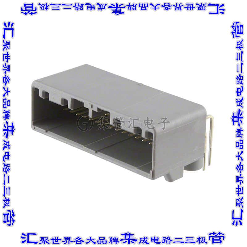 MX34032NF2 针座连接器32POS接头2排2.2mm公形插针通孔直角锡