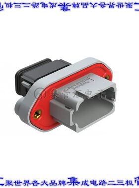 AT16-18PA-PM15 矩形连接器外壳18POS插座3排公形引脚灰色面板安