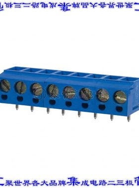 OSTTB080161 线对板连接器8POS接线端子5mm通孔垂直带板