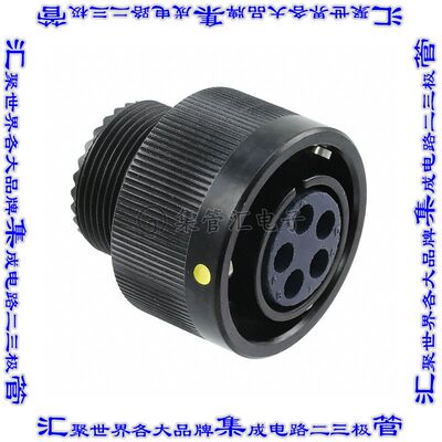 CIRHSE06T1811SCNF80M32V0 圆形连接器5POS插头外壳用于母插口黑