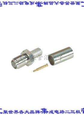 ARSJ-1700 同轴连接器RP-SMA插孔公引脚压接50欧姆自由悬挂
