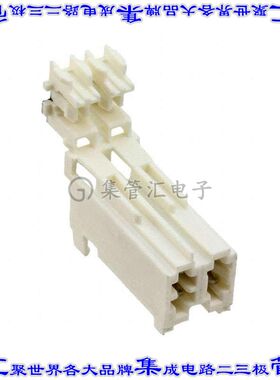 1-282002-1 矩形连接器2POS插头5mm接片天然色IDC锡自由悬挂直角
