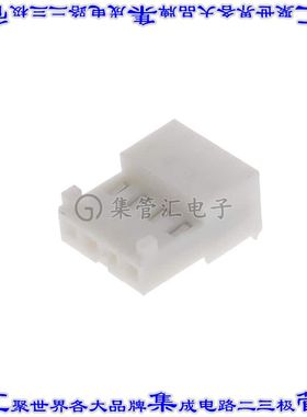 3-644512-4 矩形连接器4POS插座2.54mm母插口白色IDC锡自由悬挂直