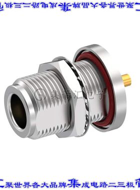 R161335200 同轴连接器N型插孔母形插口焊接50欧姆面板安装