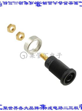 72912-0 接插件连接器CONN BANANA JACK THRD BLACK
