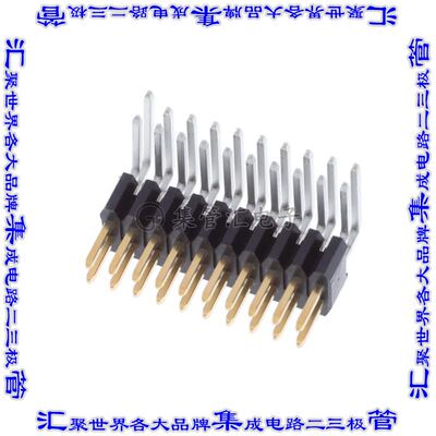 20021112-00020T4LF 针座连接器20POS接头2排1.27mm公形插针通孔