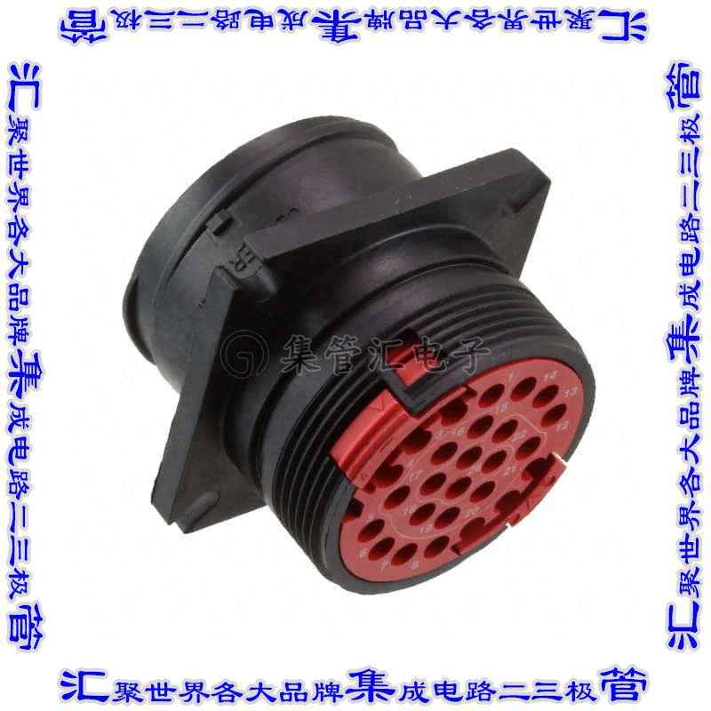 CL1M4100 圆形连接器26POS插座外壳用于公插针黑色面板安装
