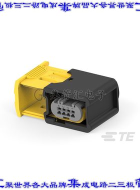 2-2366768-1 矩形连接器外壳4POS插座2.5mm母形插口灰色自由悬挂