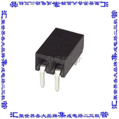 5535676-1 针座连接器2POS插座2.54mm母形插口通孔直角镀金