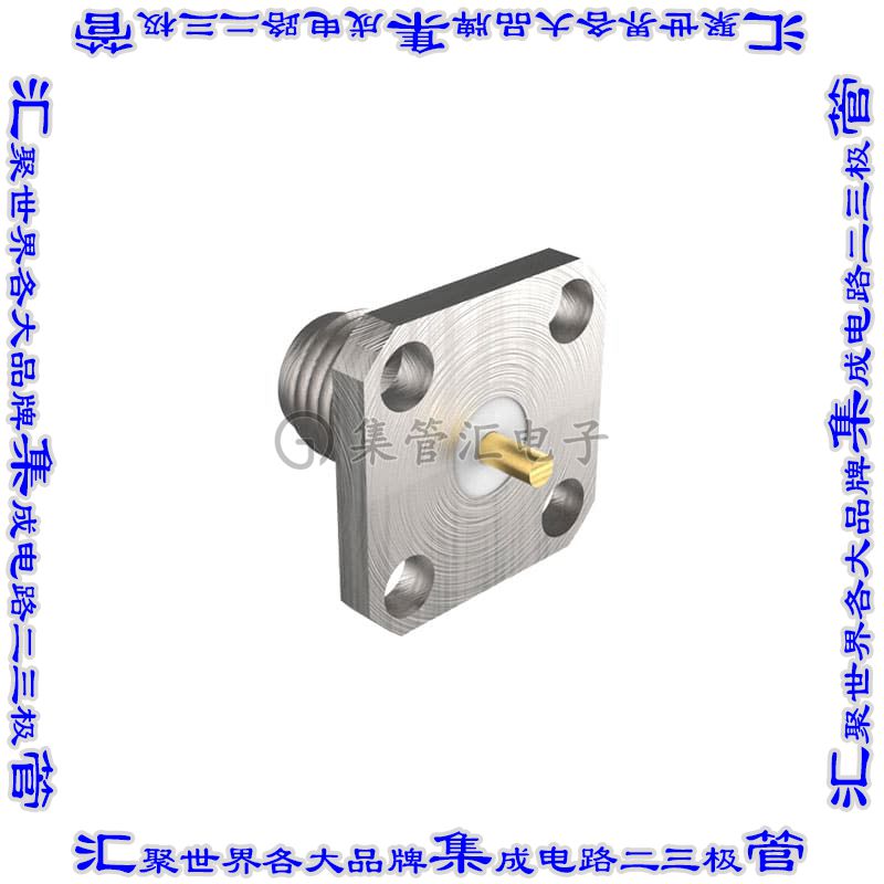 901-2PF100000AE 同轴连接器SMA插孔母形插口焊接50欧姆面板安装