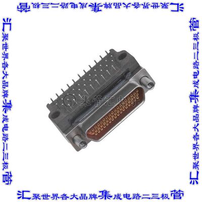 M83513/15-H01CP 连接器100POS插座母插口8排D-TYPE型通孔直角