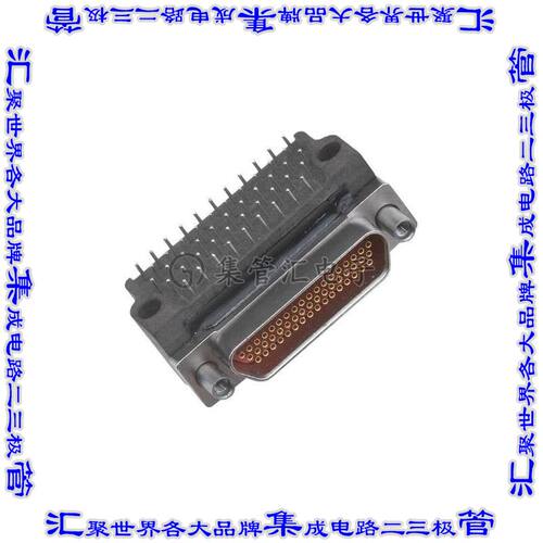 M83513/15-H01CP 连接器100POS插座母插口8排D-TYPE型通孔直角