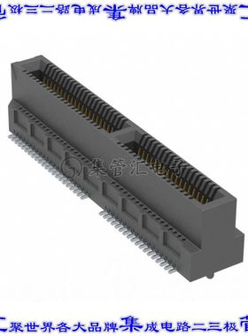 MEC8-140-02-L-DV-A 卡边缘连接器80POS母头2排0.8mm黑色镀金