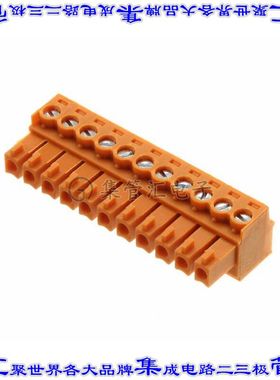 1940820000 端子块连接器11POS插头母插口3.81mm橙色自由悬挂