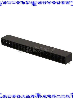395021020 0395021020端子块连接器20POS接头公引脚带罩3.5mm黑色