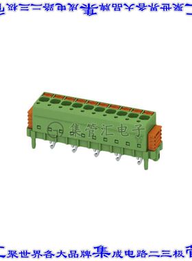 1864118 线对板连接器10POS接线端子5mm通孔垂直带板