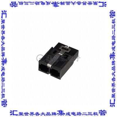 1982299-1 矩形连接器外壳2POS插头7.8mm公形引脚黑色面板安装