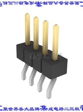 GBC04SBSN-M89 针座连接器4POS分离式2.54mm公形插针表贴SMD镀金