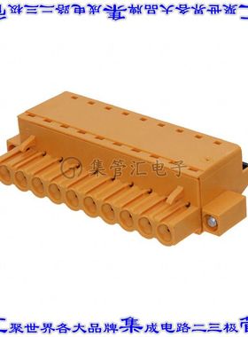 1013170000 端子块连接器10POS插头母插口5.08mm橙色自由悬挂