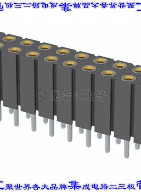 803-43-034-10-001000 针座连接器34POS插座2排2.54mm母形插口通