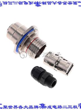 USBFTV7PE2N 连接器USB-A插座4POS USB 2.0面板安装