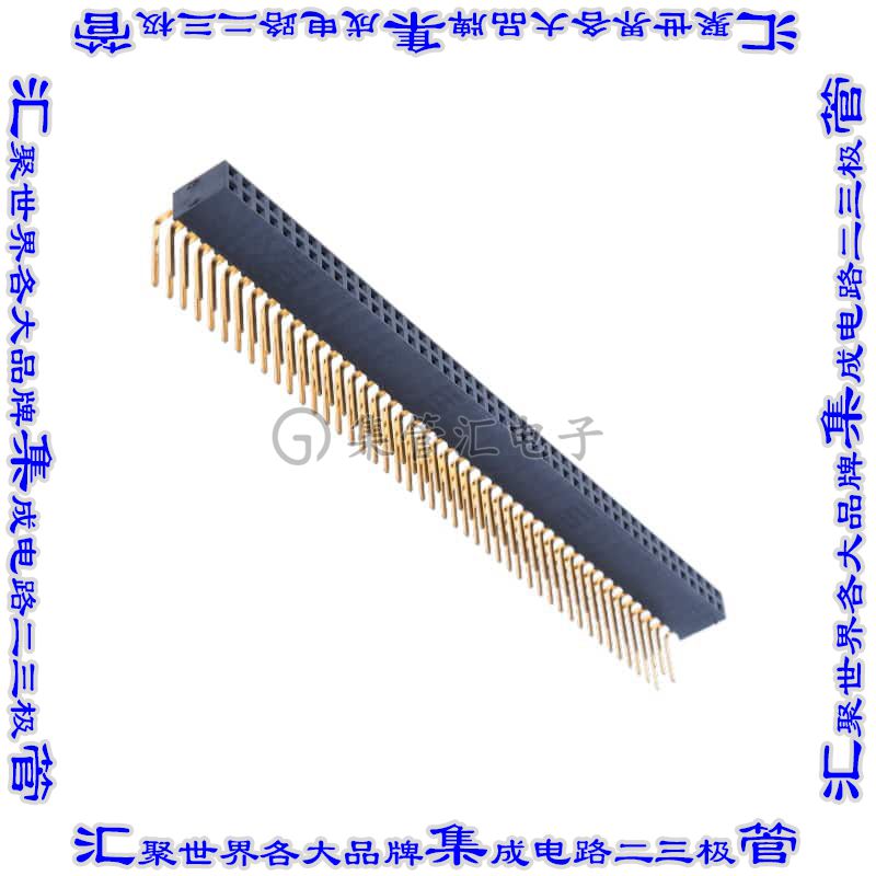 SSW-145-23-G-D-RA 针座连接器90POS插座2排2.54mm叉状通孔直角镀