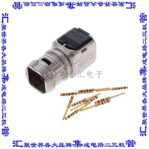 D369-MP99-NP1 矩形连接器9POS插头3排2.54mm公引脚黑色压接镀金