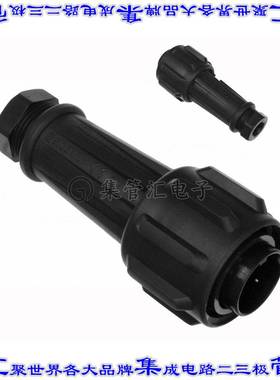 EXP-0911/03/P 圆形连接器3(2电源+PE)插头公引脚螺钉镍自由悬挂