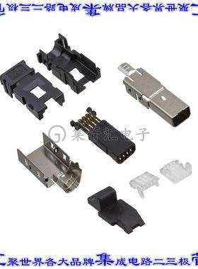 1-2201855-1 插拔式连接器8POS插头多用途自由悬挂IDC镀金