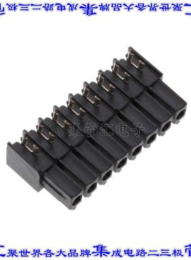 1830472 端子块连接器8POS接头母型插口3.5mm黑色90DEG通孔