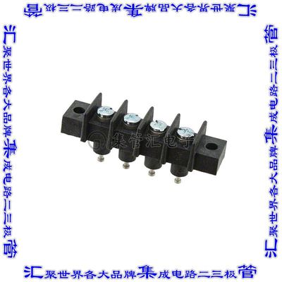 GFTAX-4 端子块连接器4电路隔板接线座11.12mm螺钉