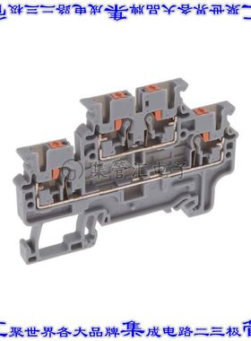 CPDL2.5 端子块连接器4POS馈通式2排5.0mm灰色12-24AWG