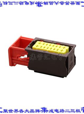 982731005 0982731005矩形连接器外壳16POS插座2排母形插口棕色自