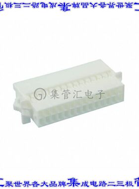 2-1969594-8 矩形连接器外壳28POS插座2排2.5mm公形引脚白色面板