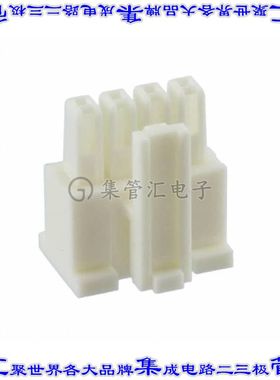 IPD1-04-S 矩形连接器外壳4POS插座2.54mm母形插口白色自由悬挂