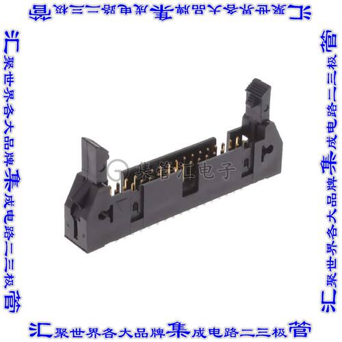 65863-079 针座连接器34POS接头2排2.54mm公形插针通孔直针镀金