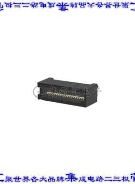 MBB-VM-20-93-30-00 卡边缘连接器40POS母头2排0.8mm黑色镀金