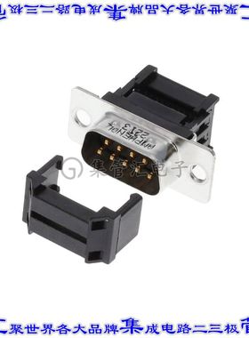 L17DEFRA09PC309 连接器9POS插头公引脚2排D-Sub自由悬挂
