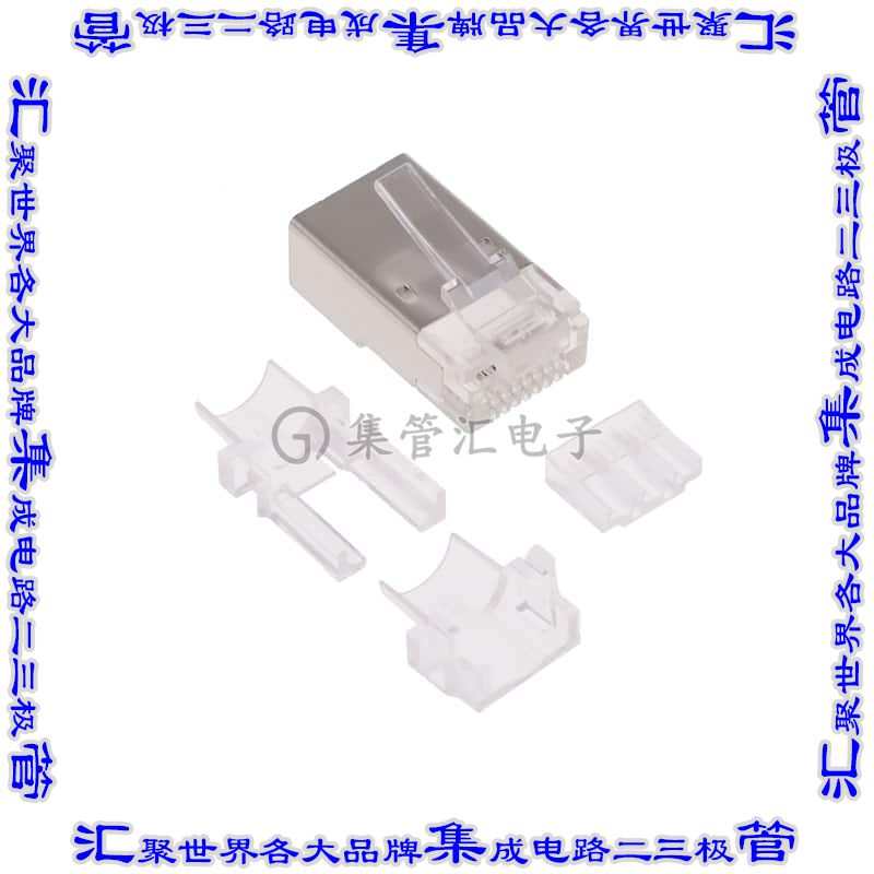 MTP-88-X-S-C6A1 接插件连接器CAT6A PLUG, 8P8C, G/F PLATING, S