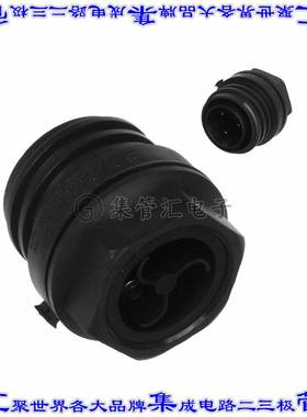 EXP-0931/03/P 圆形连接器3(2电源+PE)插座公形引脚螺钉镍面板安