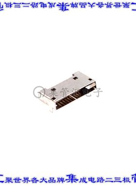 3260-10S3(55) 针座连接器10POS插座0.8mm中央带触点表贴SMD镀金
