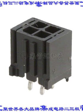 66200421122 针座连接器4POS接头2排3mm公形插针通孔直针锡