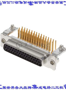 1731130158 连接器44POS插座母插口3排D-Sub高密度面板安装通孔直