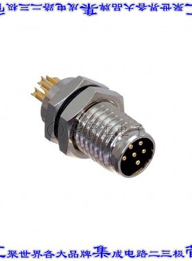 SD-MME06A-MMTPH-S70-000 圆形连接器6POS插座公形引脚焊杯镀金面