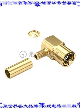 61636021110320 同轴连接器SMB插头母形插口压接50欧姆自由悬挂直