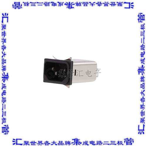 FN9233ES1B-1-06 电源接入连接器3POS插座公型片状插脚IEC320-C14