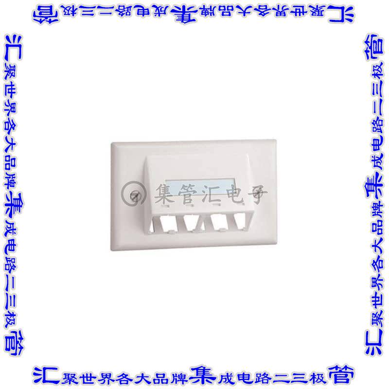 CFPHSL4IW 接插件连接器FACEPLATE, 4 PORT, CLASSIC, SLOP